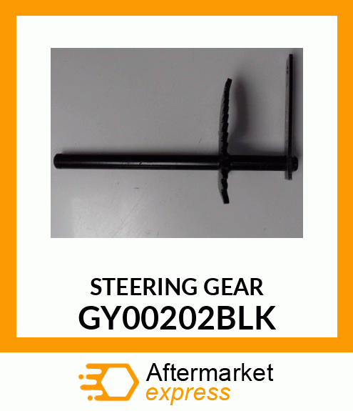 ASSEMBLY, SECTOR STEERING 46"# GY00202BLK