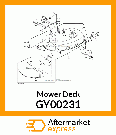 Mower Deck GY00231