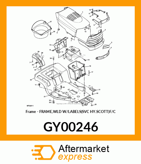 Frame Wld with Labelssvc Hy.S GY00246