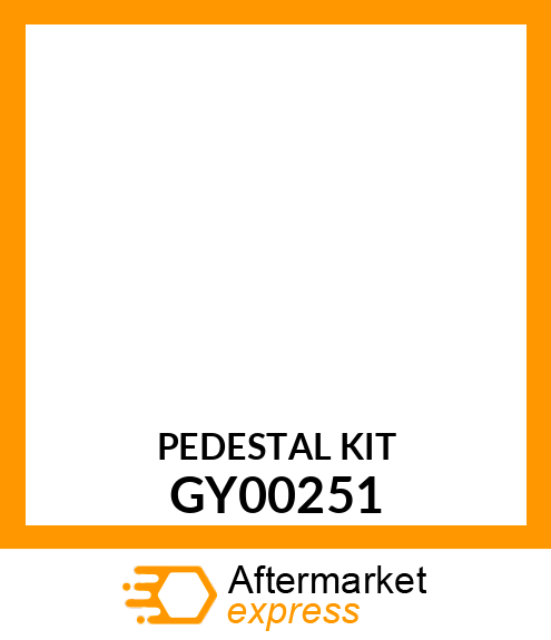 KIT,PEDESTAL ASSEMBLY SABRE BLK GY00251