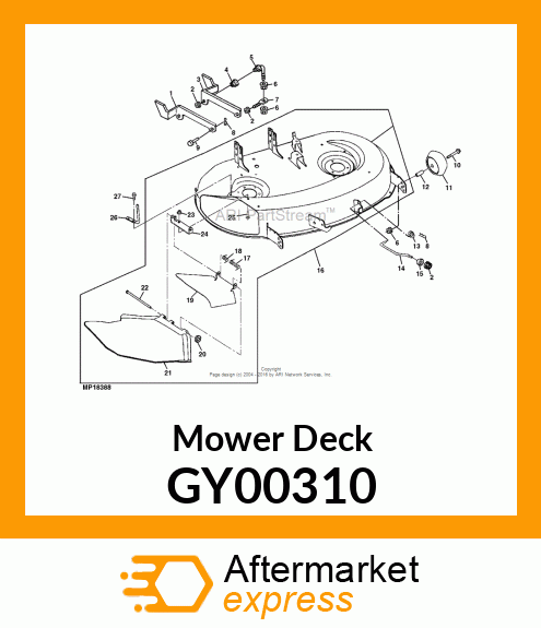 Mower Deck GY00310