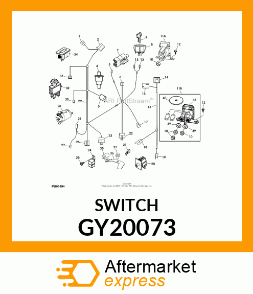 SWITCH , SNAP IN NC/NC SEAT GY20073