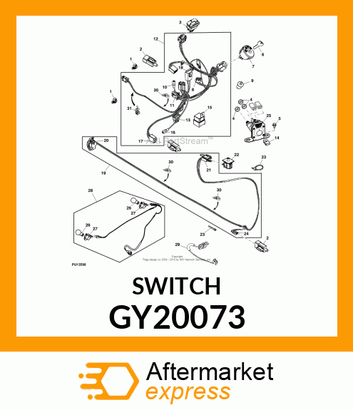 SWITCH , SNAP IN NC/NC SEAT GY20073