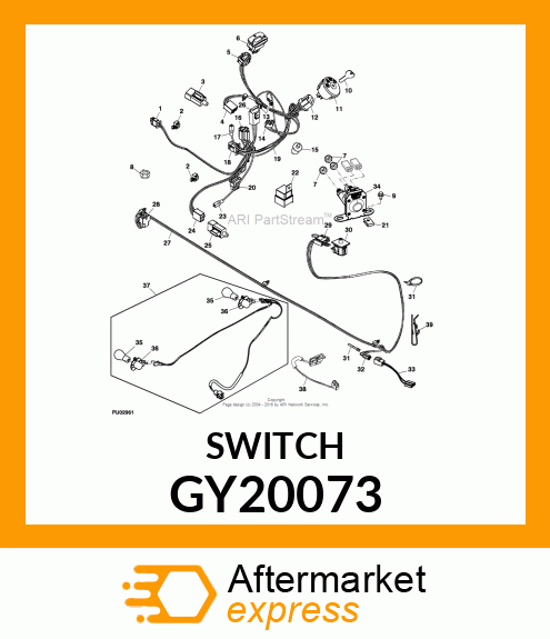 SWITCH , SNAP IN NC/NC SEAT GY20073