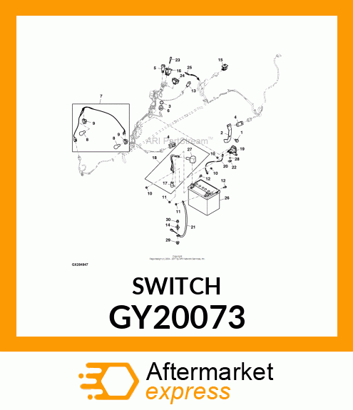 SWITCH , SNAP IN NC/NC SEAT GY20073