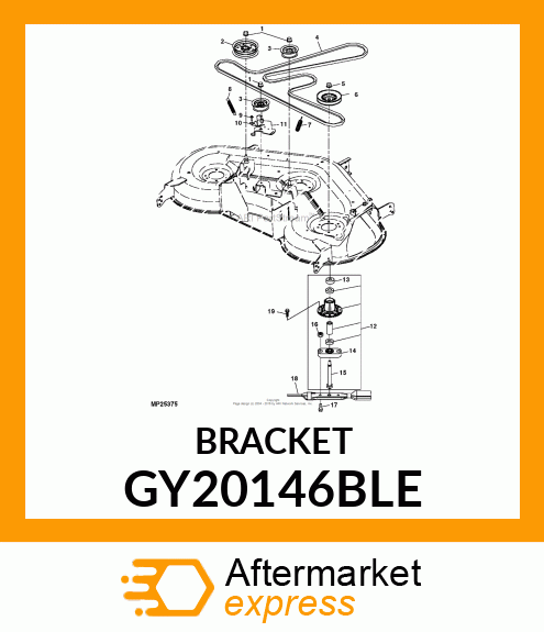 ARM, IDLER (RIVETED ASSEMBLY) GY20146BLE