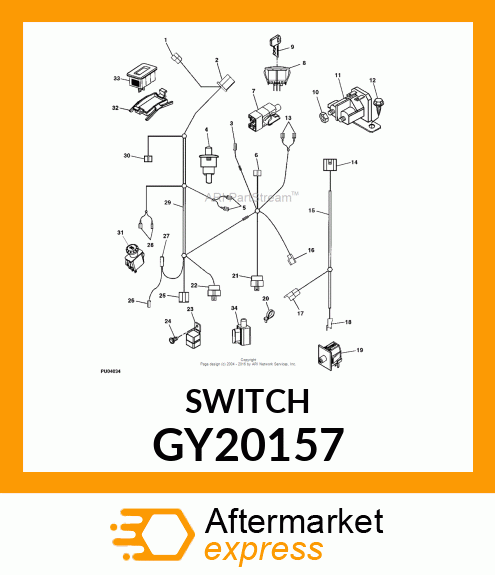 SWITCH, NO SINGLE POLE SNAP GY20157