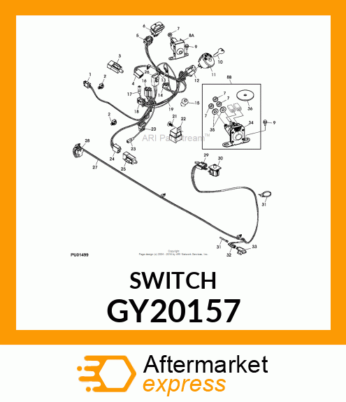 SWITCH, NO SINGLE POLE SNAP GY20157