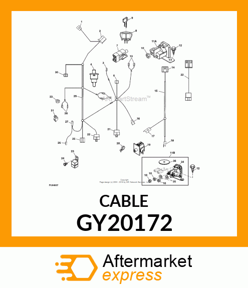 HARNESS, ADAPTER GEAR # GY20172