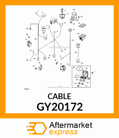 HARNESS, ADAPTER GEAR # GY20172