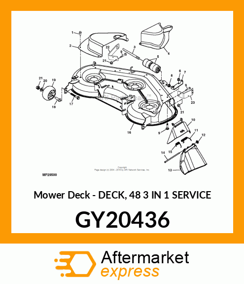 Mower Deck GY20436