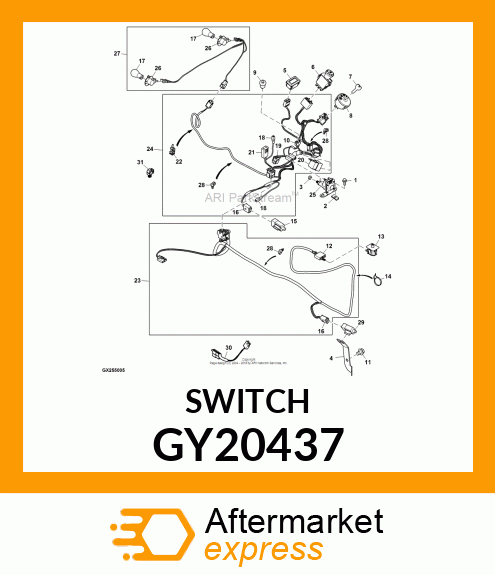 RELAY, 12V GEI AR1F GY20437