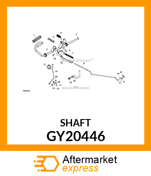 SHAFT, WELDED BRAKE # GY20446