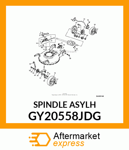 Spindle GY20558JDG