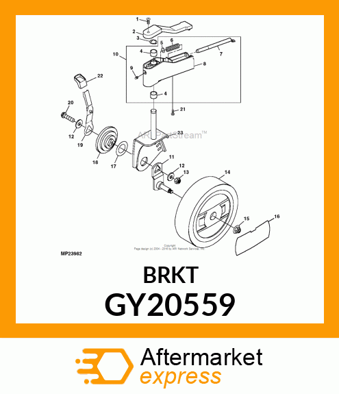 SPINDLE ASSEMBLY (R/H) GY20559