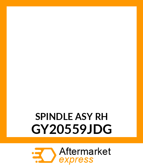 SPINDLE ASSEMBLY (R/H) GY20559JDG