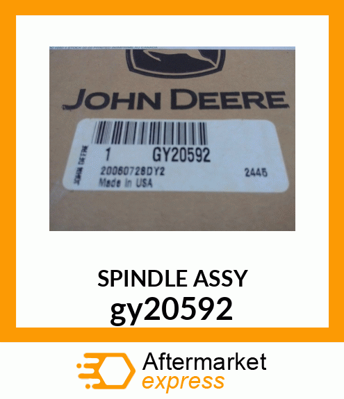 SPINDLE ASSEMBLY, 54" DECKS gy20592