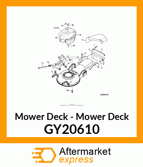 Mower Deck GY20610