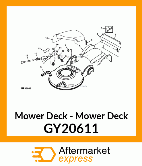 Mower Deck GY20611