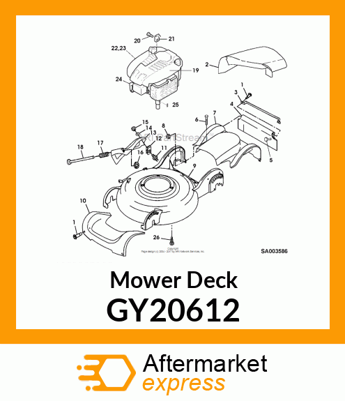 Mower Deck GY20612