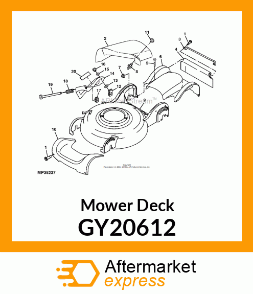 Mower Deck GY20612