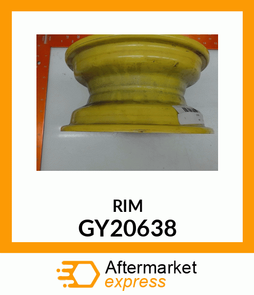 RIM, WELDED 6" YELLOW GY20638