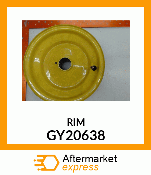 RIM, WELDED 6" YELLOW GY20638