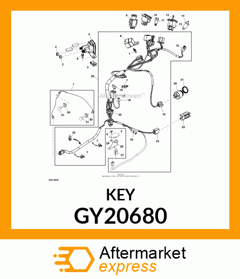 KEY, KIT, KEY PADDED GY20680