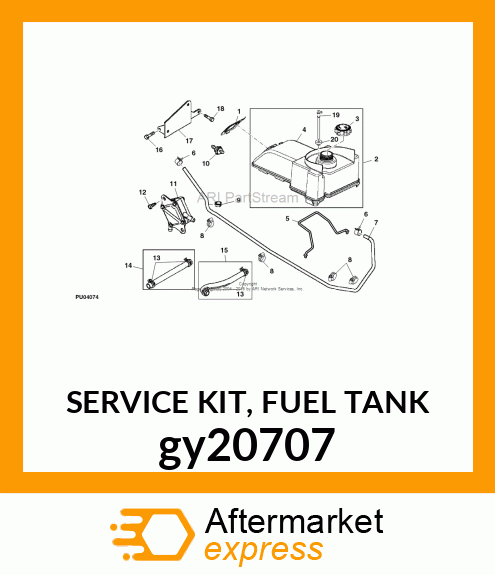 SERVICE KIT, FUEL TANK gy20707