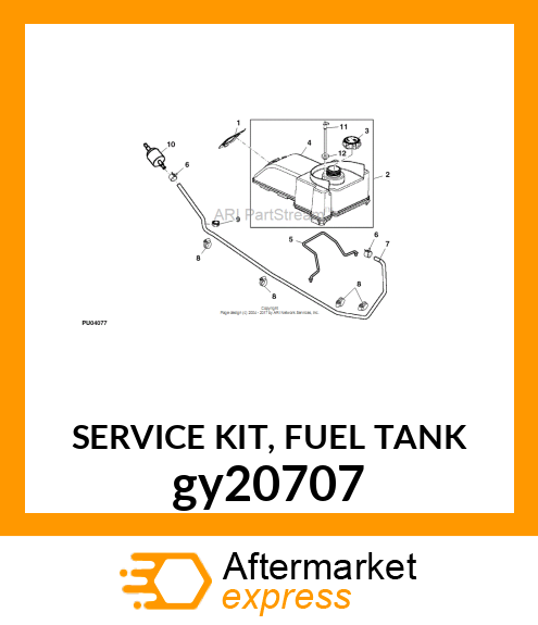 SERVICE KIT, FUEL TANK gy20707