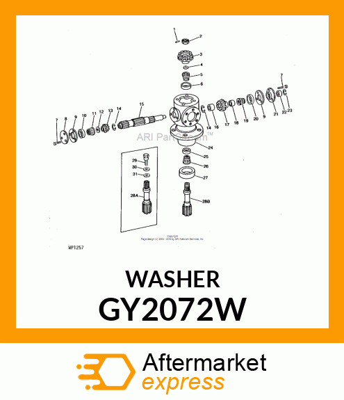 PINION WASHER GY2072W