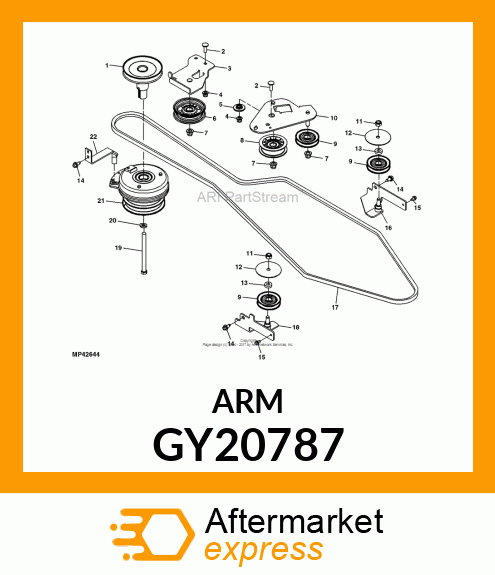 ARM, IDLER PIVOT GY20787