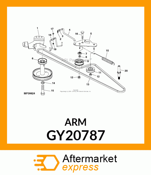 ARM, IDLER PIVOT GY20787