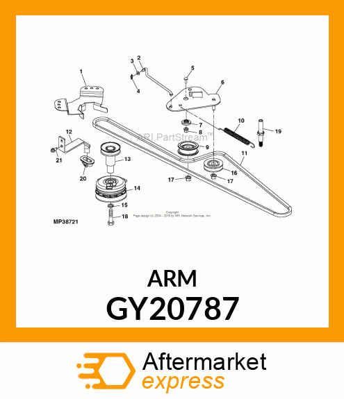 ARM, IDLER PIVOT GY20787