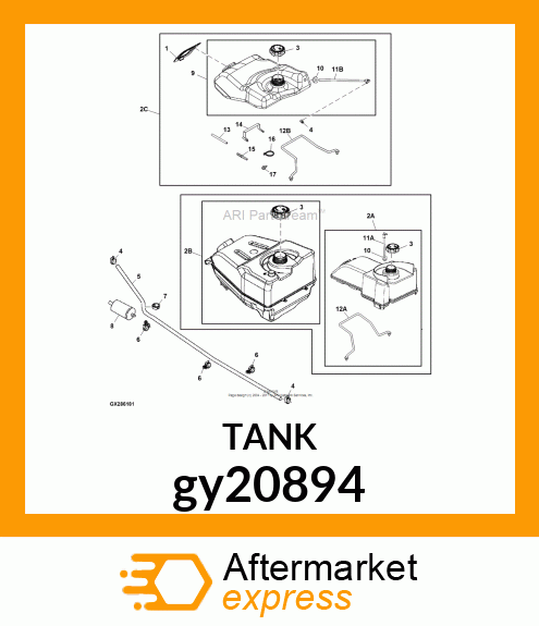 SERVICE KIT, FUEL TANK gy20894