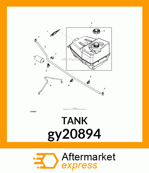 SERVICE KIT, FUEL TANK gy20894