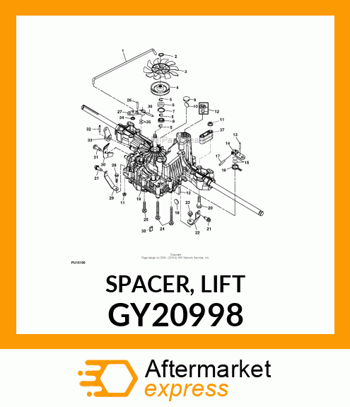 SPACER, LIFT GY20998