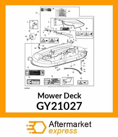 Mower Deck GY21027