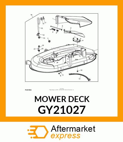 Mower Deck GY21027