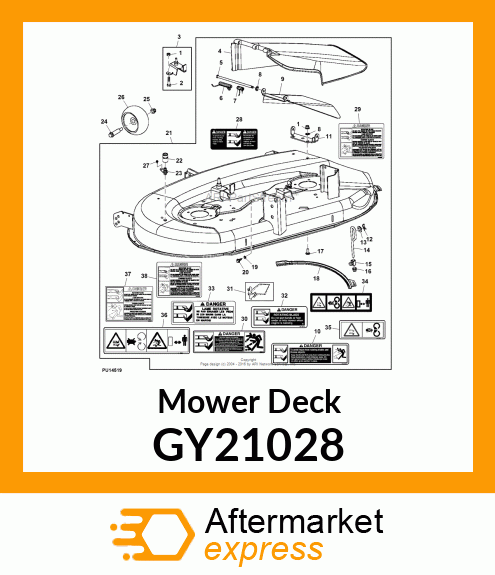 Mower Deck GY21028