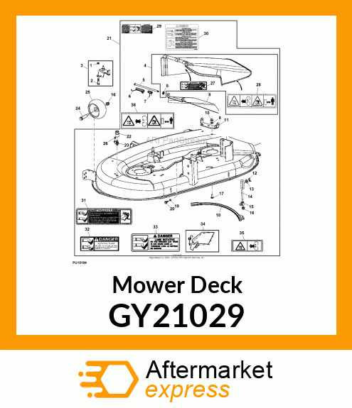 Mower Deck GY21029