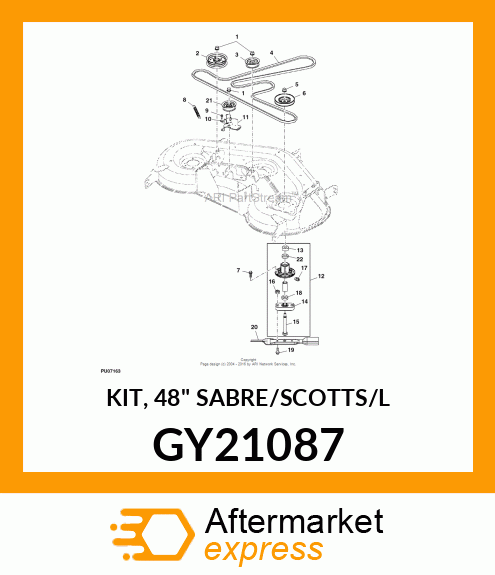 KIT, 48" SABRE/SCOTTS/L GY21087