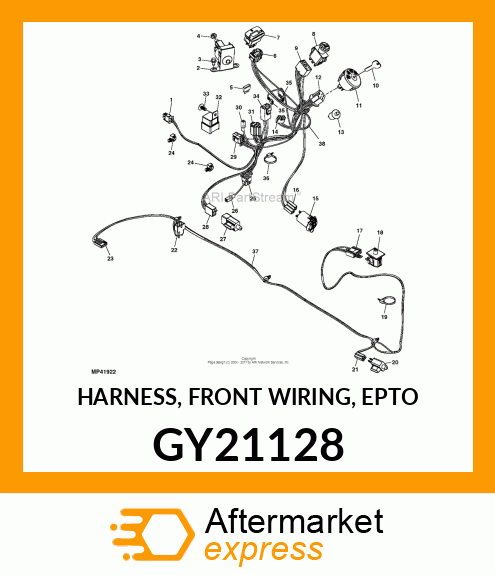 HARNESS, FRONT WIRING, EPTO GY21128