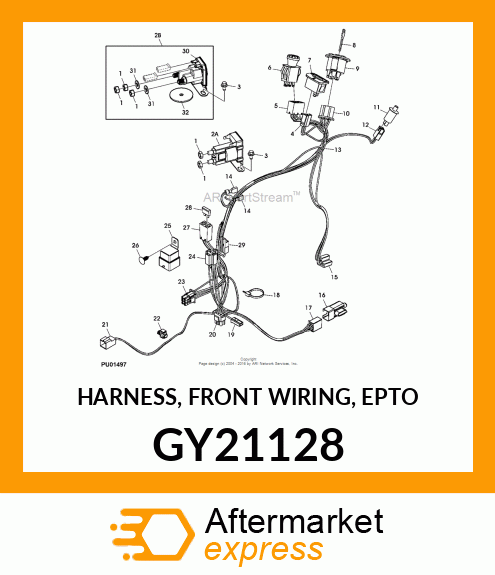 HARNESS, FRONT WIRING, EPTO GY21128