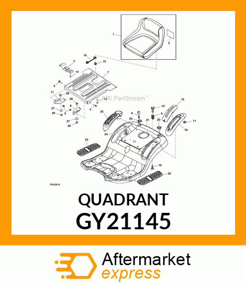 QUADRANT, QUADRANT ASSEMBLY LIFT GY21145