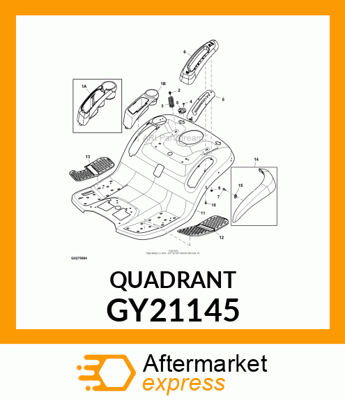 QUADRANT, QUADRANT ASSEMBLY LIFT GY21145