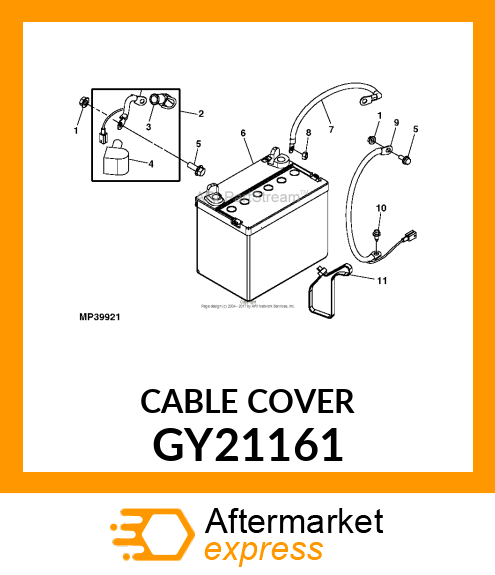 CABLE, POSITIVE BATTERY GY21161