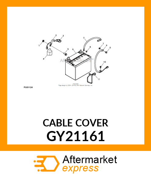 CABLE, POSITIVE BATTERY GY21161