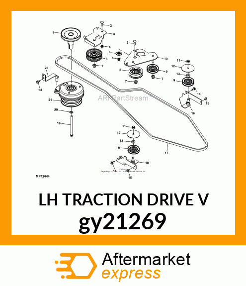 LH TRACTION DRIVE V gy21269