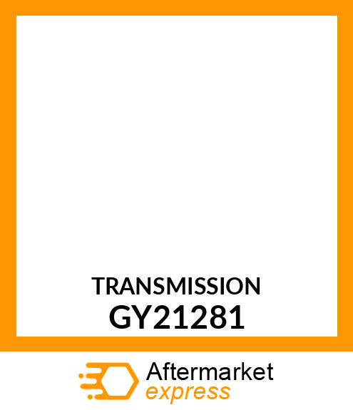 TRANSMISSION, VS, RWD GY21281